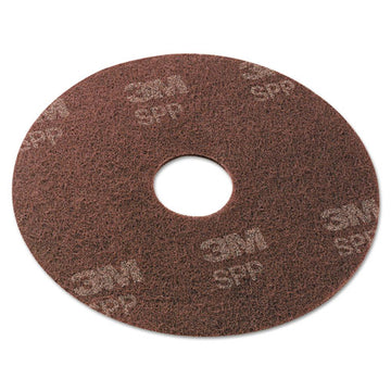Scotch-Brite™ Surface Preparation Pad, 13" Diameter, Maroon, 10-carton freeshipping - TVN Wholesale